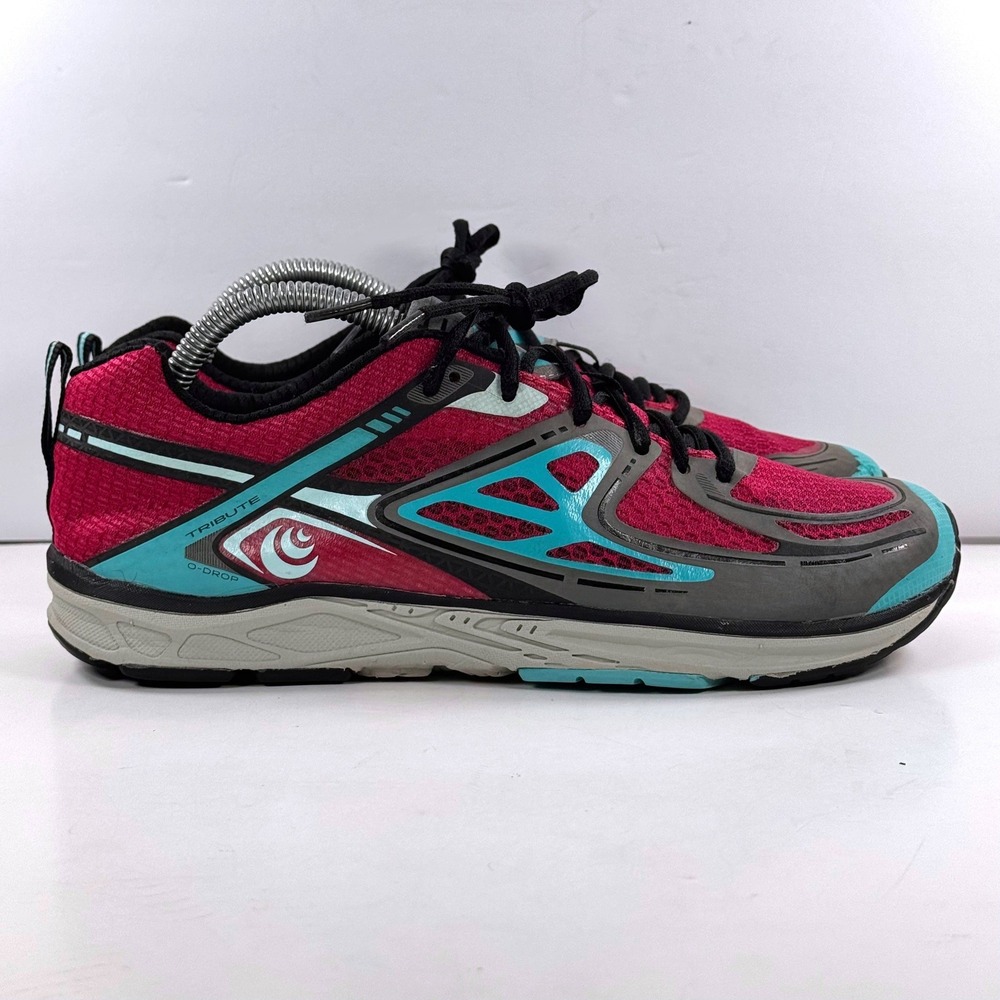 Topo Athletic Tribute Magenta Blue Zero Drop Running Shoes Womens 9.5 W-Tribute